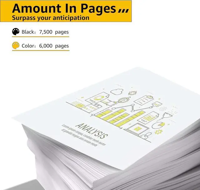 Alt view image 4 of 7 - CMYBabee Compatible Toner Cartridge Replacement  414A 414X W2020X for Color Laserjet Pro MFP M479fdw M479fdn M454dw M454dn M454 M479 Printer Ink No Chip (Black Cyan Magenta Yellow)