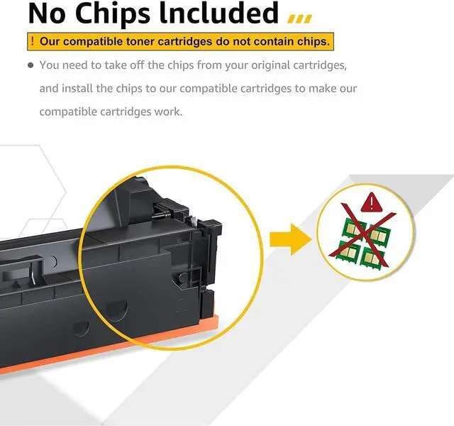 Alt view image 2 of 7 - CMYBabee Compatible Toner Cartridge Replacement  414A 414X W2020X for Color Laserjet Pro MFP M479fdw M479fdn M454dw M454dn M454 M479 Printer Ink No Chip (Black Cyan Magenta Yellow)