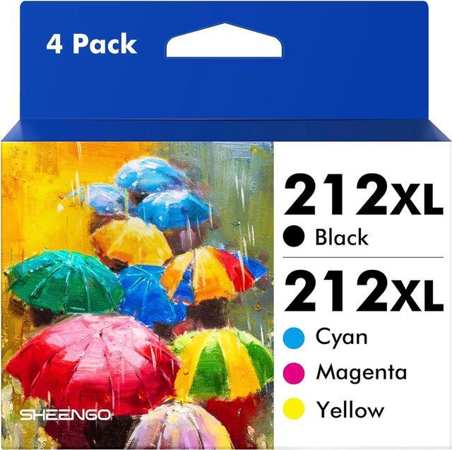 Main image of T212 212XL Remanufactured Ink Cartridges Replacement for Epson 212 XL Ink 212XL Ink Cartridges for Epson XP-4105 Ink Cartridges WF-2850 Ink for XP-4100 XP-4105 WF-2830 WF-2850 Printer (4 Pack)