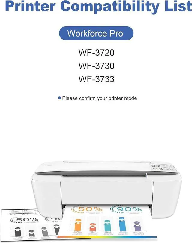 Alt view image 2 of 5 - 702XL Ink Cartridges Combo Pack Remanufactured Replacement for Epson 702 Ink Cartridges 702XL T702XL T702 Use with Workforce Pro WF-3720 WF-3733 WF-3730 Printer (1 Black, 1 Cyan, 1 Magenta, 1 Yellow)