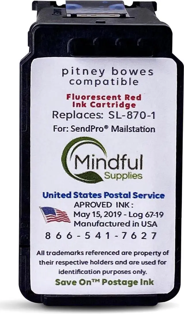Alt view image 2 of 2 - Save On Postage Ink Compatible SL-870-1 SendPro Mailstation (New Build) - Compatible PB Replacement 1pack