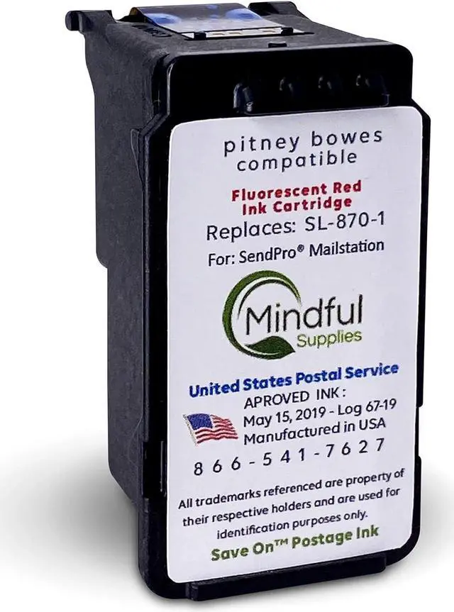 Alt view image 2 of 2 - Save On Postage Ink Compatible SL-870-1 SendPro Mailstation (New Build) - Compatible PB Replacement 2pack