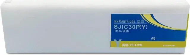 Main image of YOUEXPERT SJIC30P Ink Cartridge Remanufactured TM-C7500 Ink Cartridge for COLORWORKS TM-C7500G & C7500GE C33S020637 (Yellow, 1Pack)