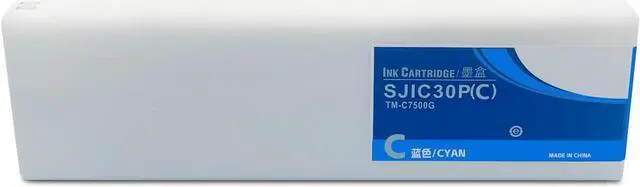 Main image of YOUEXPERT SJIC30P Ink Cartridge Remanufactured TM-C7500 Ink Cartridge for COLORWORKS TM-C7500G & C7500GE C33S020637 (Cyan, 1Pack)