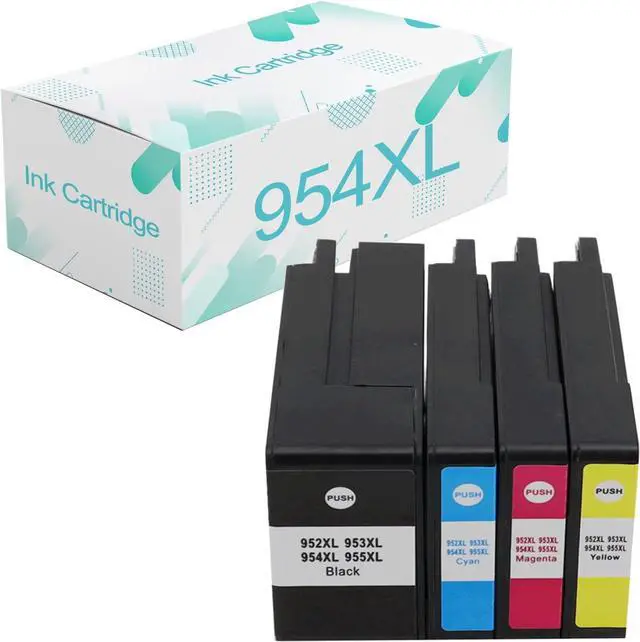 Main image of Compatible  954XL Ink Cartridges Replacement  954 954XL with OfficeJet Pro 7720 7740 8210 8216 8702 8710 8715 8720 8725 8730 Printer Combo Pack