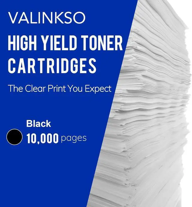 Alt view image 3 of 7 - Valinkso CF289X 89X Black Toner Cartridge (with Chip) Compatible Replacement  89X CF289X 89A CF289A Work for Enterprise M507n M507dn M507x M507dng MFP M528dn M528f M528c M528z M507 M528 Printer