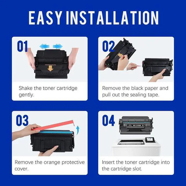 Alt view image 4 of 7 - Valinkso CF289X 89X Black Toner Cartridge (with Chip) Compatible Replacement  89X CF289X 89A CF289A Work for Enterprise M507n M507dn M507x M507dng MFP M528dn M528f M528c M528z M507 M528 Printer