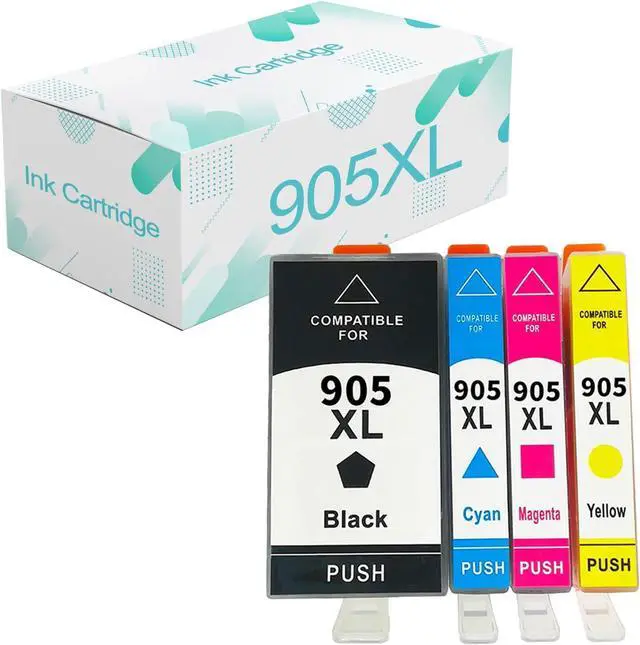 Main image of Compatible  905XL Ink Cartridges Replacement  905 905XL with 6960 6950 6970 Printer Combo Pack