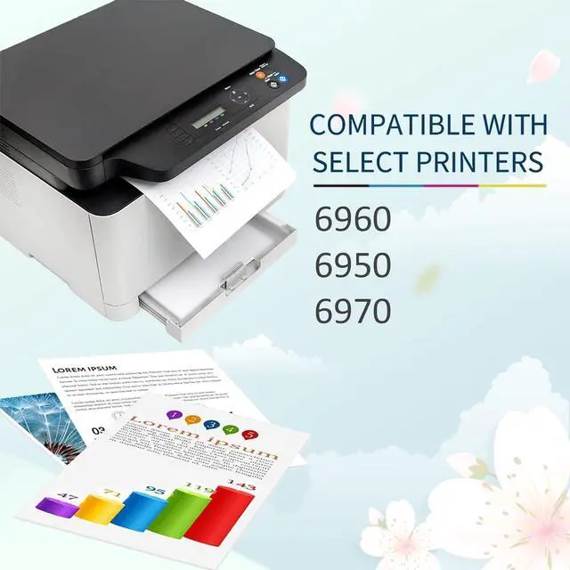 Alt view image 2 of 7 - Compatible  904XL Ink Cartridges Replacement  904 904XL with OfficeJet Pro 6970 All-in-One Printer 3 Black