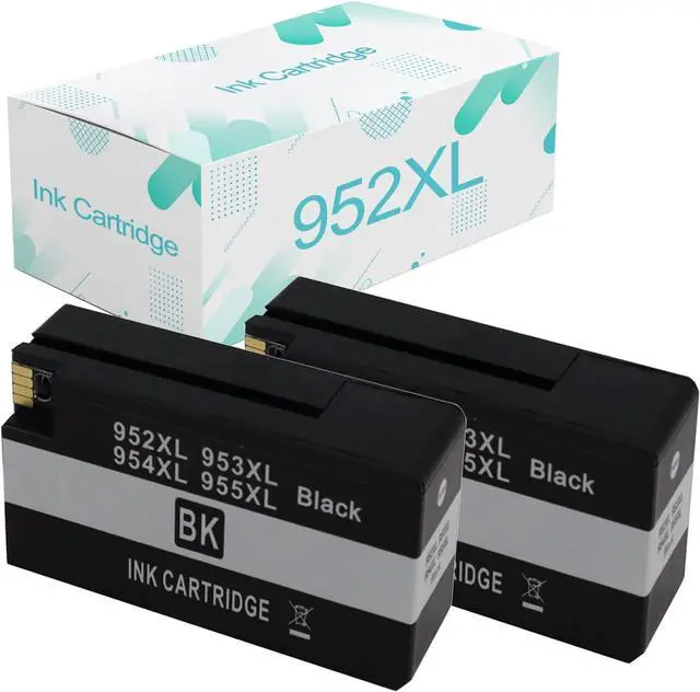 Main image of Compatible  952xl Ink Cartridges Replacement  952 952XL with OfficeJet Pro 7740 8210 8216 8710 8715 8720 8725 8730 8740 Printer 2 Black