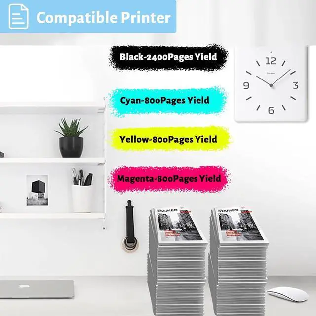 Alt view image 3 of 7 - LC3133 Ink Cartridge for Brother High Yield Black and Color Ink Cartridge,Compatible for Brother J988N J1500N J1605DN Printer Combo Pack