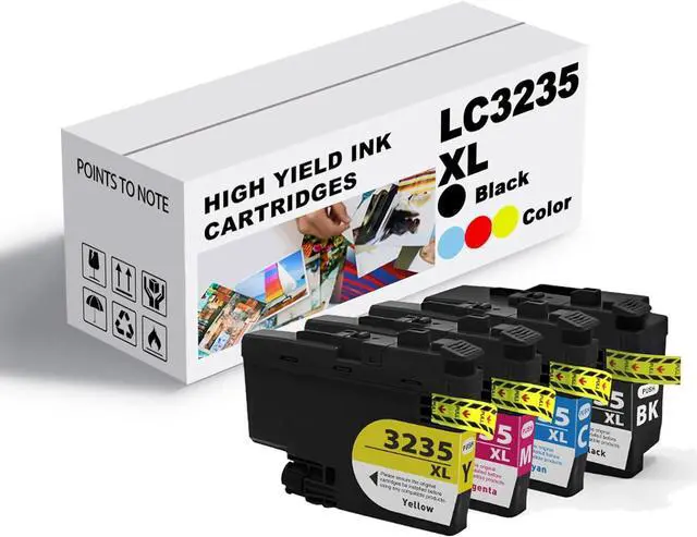 Main image of 3235XL Ink Cartridge High Yield for Brother 3235XL Black and Color Ink Cartridge,Compatible for Brother J1100DW J1300DW Printers Combo Pack