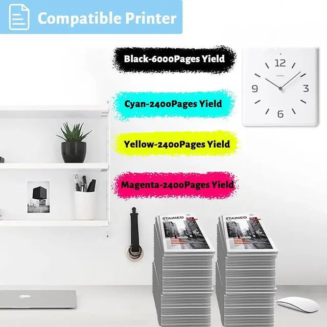 Alt view image 3 of 7 - 3235XL Ink Cartridge High Yield for Brother 3235XL Black and Color Ink Cartridge,Compatible for Brother J1100DW J1300DW Printers Combo Pack