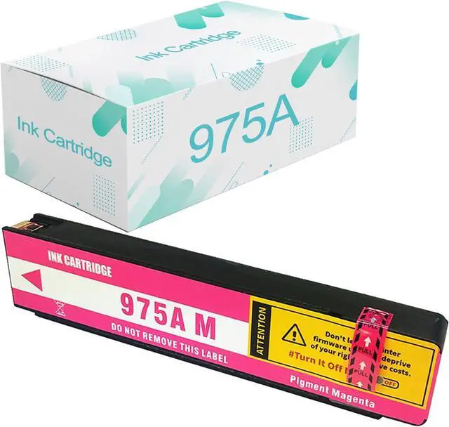 Main image of Compatible  975 A Ink Cartridges Replacement  975 975A with PageWide 352dw 377dw Dn 452dw 452dn 477dn 477dw P55250dw P57750dw Printer Magenta Ink