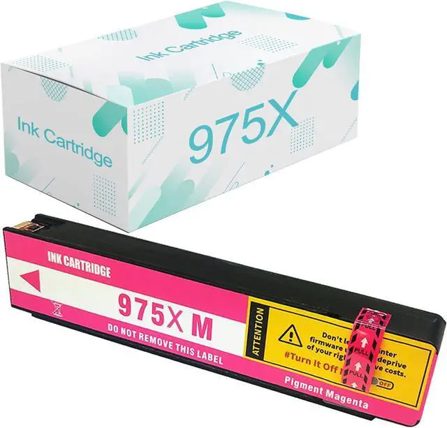 Main image of Compatible  975X Ink Cartridges Replacement  975 975A 975X with PageWide 352dw 377dw Dn 452dw 452dn 477dn 477dw P55250dw P57750dw Printer Magenta Ink