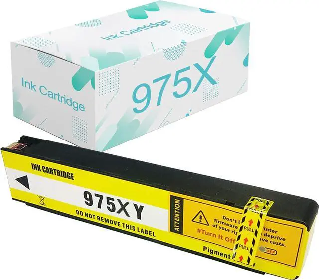 Main image of Compatible  975X Ink Cartridges Replacement  975 975A 975X with PageWide 352dw 377dw Dn 452dw 452dn 477dn 477dw P55250dw P57750dw Printer Yellow Ink