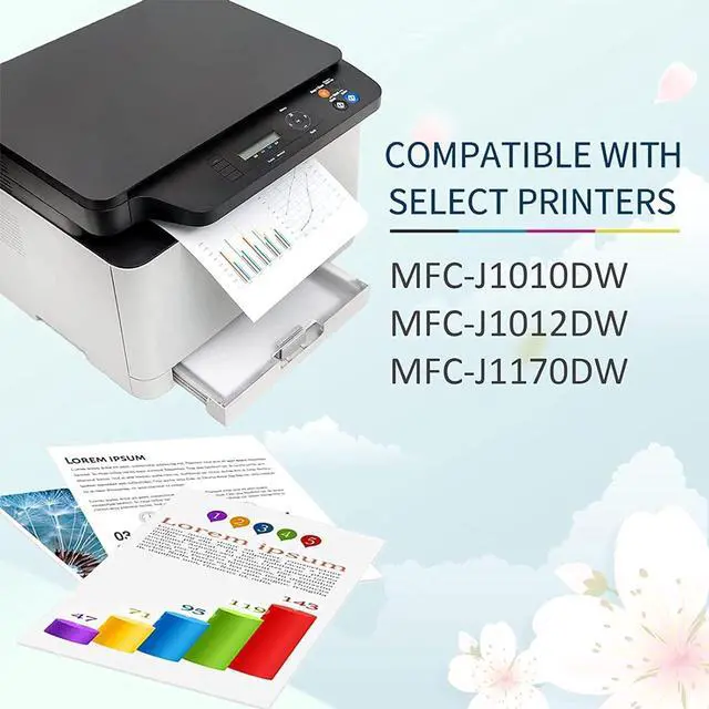 Alt view image 3 of 7 - SHOQ Compatible LC 401XL High Yield Black Ink Cartridges Replacement for LC401BK LC401XLBK,for MFC-J1010DW MFC-J1012DW MFC-J1170DW Printer,2Black