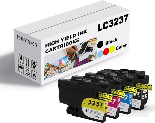 Main image of Ink Cartridge for Brother LC3237BK LC3237C LC3237M LC3237Y Ink Cartridge Combo,High Yield Compatible for Brother J6000DW J6100DW J5945DW J6945DW J6947DW Printer Combo Pack