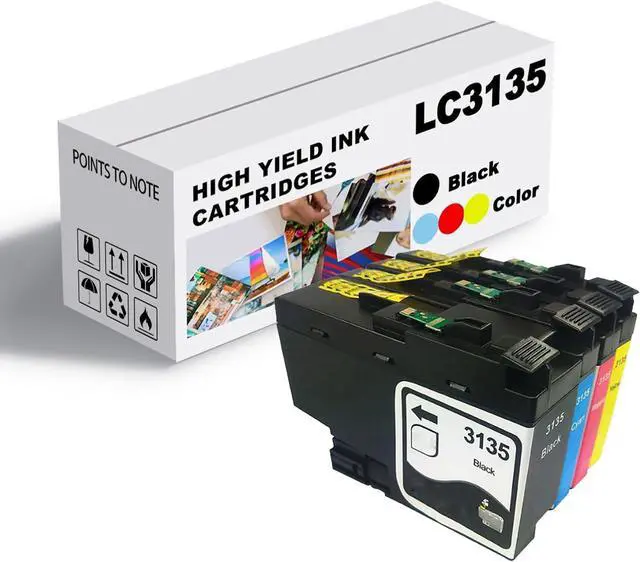 Main image of Ink Cartridge Compatible for Brother 3135 Ink Cartridge,High Yield 3135 Ink Cartridge,Work for Brother J1500N J988N Printer Combo Pack
