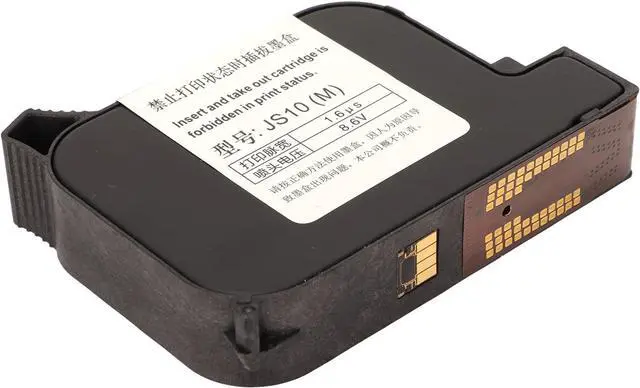 Alt view image 7 of 7 - Acogedor Ink Cartridge, 42ml Black Original Solvent Quick Drying Handheld Inkjet Printer Cartridges Replacement for Wood Acrylic Aluminum Porcelain Cloth Paper