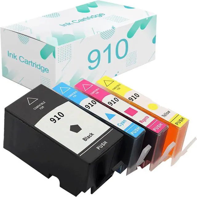 Main image of Compatible  910 Ink Cartridges Replacement  910 910XL with Officejet Pro 8020 8022 8024 8025 8028 Al0,Large Capacity Cartridges Combo Pack