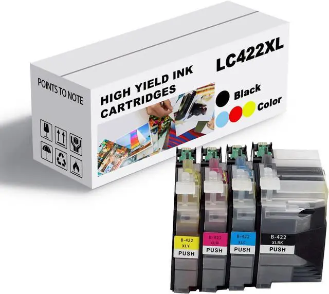 Main image of Ink Cartridge for Brother LC422XL High Yield,Compatible J5340DW J5345DW J5740DW J6540DW J6940DW Printer Page Yield Up to 3000 Pages Black,1500 Pages Color Combo Pack