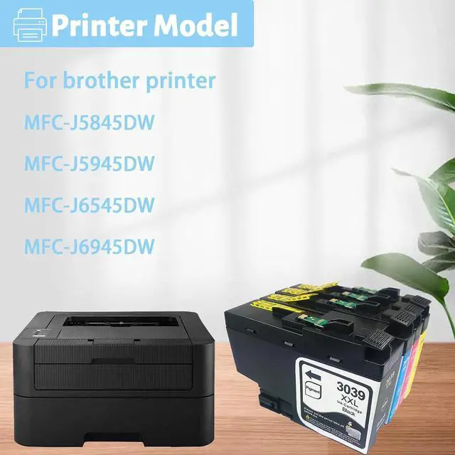 Alt view image 2 of 7 - 3039XXL Ink Cartridge for Brother 3039XXL High Yield Black and Color Ink Cartridge,Compatible for Brother J5845DW J5945DW J6545DW J6945DW Printers Combo Pack