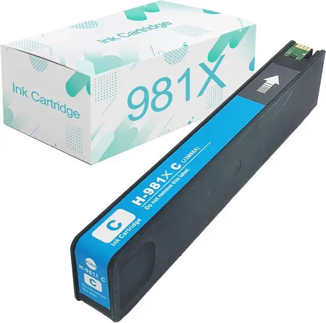 Main image of Compatible  981X Ink Cartridges Replacement  981 981A 981X with PageWide Enleprise X556DN 586DN 586F 586Z 556XH Printer Cyan Ink