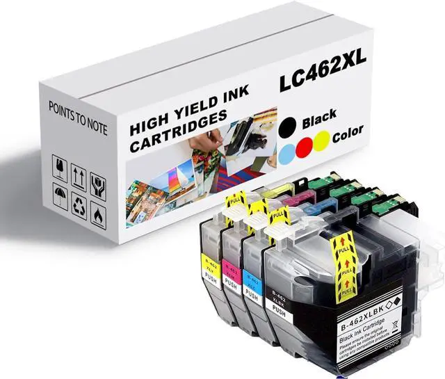 Main image of Ink Cartridge for Brother LC462XL LC462XLBK LC462XLC LC462XLM LC462XLY High Yield,Compatible for Brother J2340DW J3540DW J3940DW Printer Combo Pack