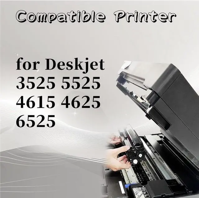 Alt view image 2 of 7 - 685XL Ink Cartridge  High Yield Replacement Pack,Compatible for Deskjet 3525 5525 4615 4625 6525 Printer 2 Set
