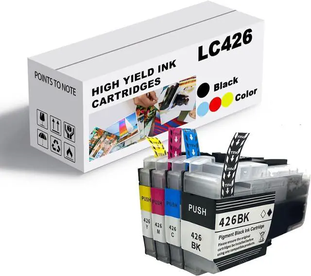 Main image of Ink Cartridge for Brother LC426BK LC426C LC426M LC426Y High Yield,Compatible J4335DW J4340DW J4535DW J4540DW Printer 3000 Pages Black,1500 Pages Color Combo Pack