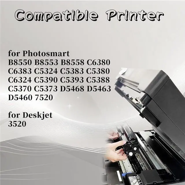 Alt view image 2 of 7 - 364XL Ink Cartridge High Yield Compatible for Photosmart B8550 B8553 B8558 C6380 C6383 C5324 C5383 C5380 C6324 C5390 C5393 C5388 C5370 Printer 3 Set