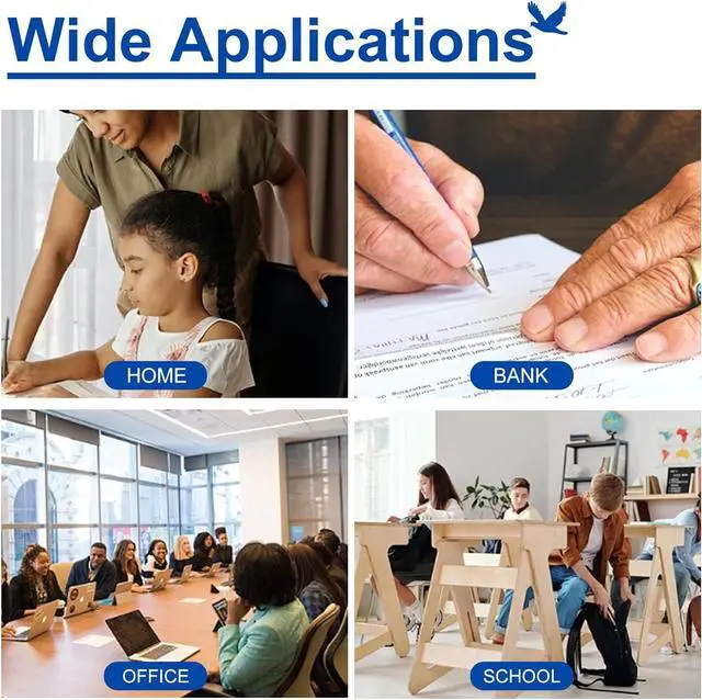 Alt view image 7 of 7 - LC417XL High Yield Ink Cartridges,Compatible for Brother LC417 BK Ink Cartridges,Work for Brother HL-J7010CDW MFC-J5800CDW J7500CDW J7600CDW Printers Black