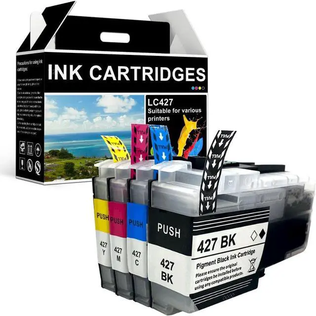 Main image of LC427 Ink Cartridges,Compatible for Brother LC427 LC427XL BK C M Y Ink Cartridges,Work for Brother HL-J6010DW MFC-J5955DW J6955DW J6957DW J6959DW Printers Combo Pack