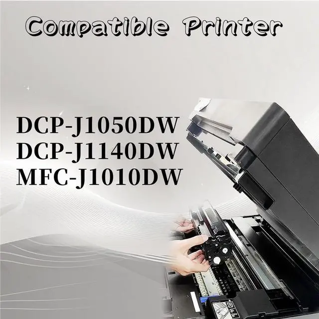 Alt view image 2 of 7 - LC431XL Ink Cartridge for Brother High Yield Replacement Pack,Compatible for DCP-J1050DW DCP-J1140DW MFC-J1010DW Printer 1 Set