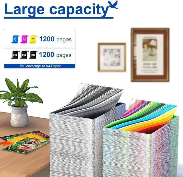 Alt view image 3 of 7 - LC135XL High Yield Ink Cartridges,Compatible for Brother LC137XL BK LC135 C M Y Ink Cartridges,Work for Brother DCP-J4110DW MFC-J4410DW J4510DW J4710DW Printers Como Pack