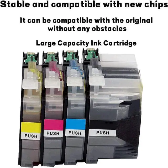 Alt view image 4 of 7 - SHOQ 451XL High Output Ink Cartridge Compatible 451XL Ink Cartridges Use for Pro DCP-J1050DW DCP-J1140DW MFC-J1010DW Printer(1BK+Y+M+C),4Pack
