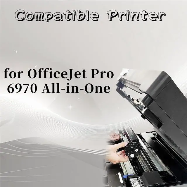 Alt view image 2 of 7 - 904XL Ink Cartridge  High Yield Replacement Pack,Compatible for OfficeJet Pro 6970 All-in-One Printer 3 Set
