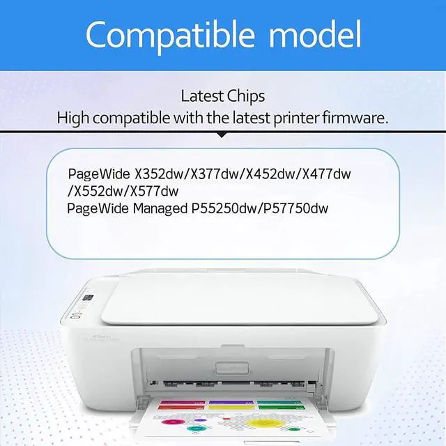 Alt view image 4 of 7 - SHOQ 974A Ink Cartridges Combo Pack, Replacement for 974A Ink Cartridges Compatible for P55250dw X477dw X552dw X577dw Printers (4-Pack),4-Pack