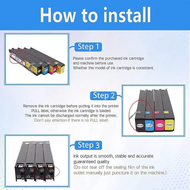 Alt view image 7 of 7 - SHOQ 974A Ink Cartridges Combo Pack, Replacement for 974A Ink Cartridges Compatible for P55250dw X477dw X552dw X577dw Printers (4-Pack),4-Pack