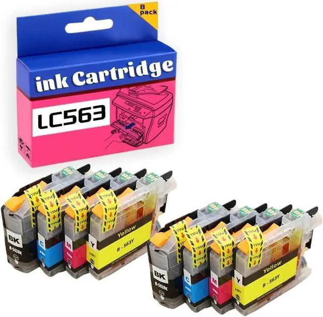Main image of LC563 Ink Cartridge for Brother High Yield Replacement Pack,Compatible for MFC-J2310 MFC-J2510 MFC-J3520 MFC-J3720 Printer 2 Set