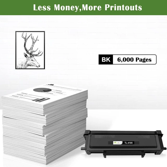 Alt view image 3 of 7 - Compatible Toner Cartridge TL-410X ( TL-410 TL-410H ) 6000 Pages High Capacity for Printer P3012DW P3300DW P3302DW M6702DW M6800FDW M6802FDW M7100DW M7102DW M7102DN M7200FDW M7202FDW GREENPRINT