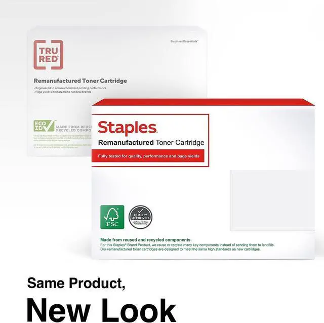 Alt view image 2 of 7 - Staples Remanufactured Toner Cartridge Replacement for Dell 1130 (Black)