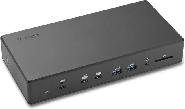 Main image of Kensington SD4880P USB-C 4k Quad Monitor Docking Station, 6 x USB-A & 4 x USB-C, 2Gbps Ethernet, 100W PD, Audio Jack, 2xDisplayPort, 2xHDMI, SD Card Reader, for Windows Laptops (K34113NA)