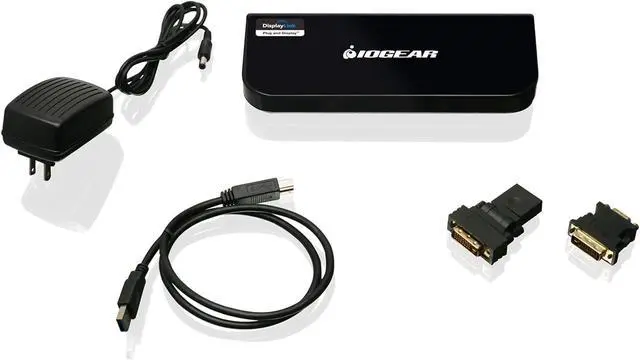 Alt view image 5 of 5 - IOGEAR USB 3.0 9 in 1 Universal Docking Station - Dual Monitor with HDMI n DVI/VGA - 2 x USB 3.0 - 4 x USB 2.0 - Gigabit Ethernet - 3.5mm Audio Out - Laptop - Ultrabook -PCs - Mac - More - GUD300