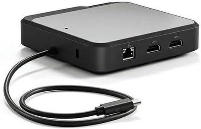 Alt view image 4 of 7 - ALOGIC 7-in-1 Dual 4K Universal Compact Docking Station, 2X HDMI, USB-A, USB-C, 100W PD, Gigabit Ethernet, SD Card Reader, USB-C Power Input, for Windows/MacOS/ChromeOS Computers.