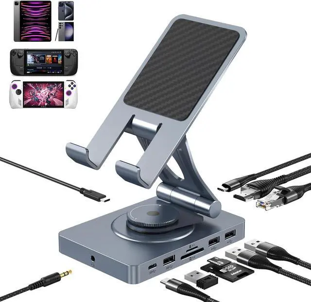 Alt view image 2 of 7 - Versatile USB C HUB and USB HUB