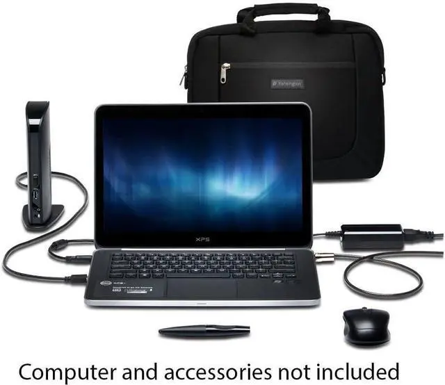 Alt view image 4 of 5 - Kensington USB 3.0 Dual Display Docking Station for Windows, MacBooks, and Surface (K33972US) & Acer 21.5 Inch Full HD (1920 x 1080) IPS Ultra-Thin Zero Frame Computer Monitor (HDMI & VGA Port)