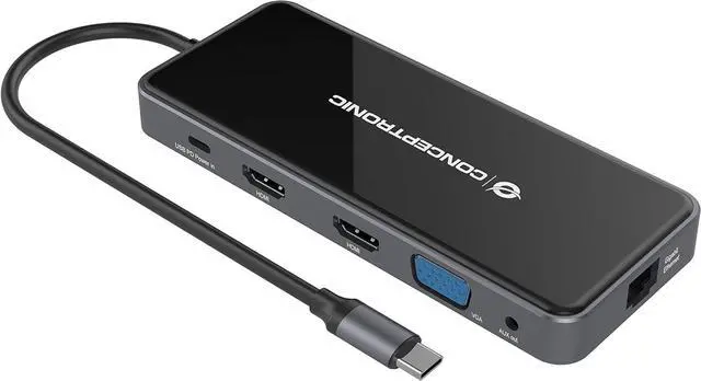 Alt view image 2 of 7 - DONN15G 12-in-1 USB 3.2 Gen 1 Docking Station