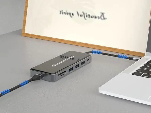 Alt view image 4 of 7 - DONN15G 12-in-1 USB 3.2 Gen 1 Docking Station